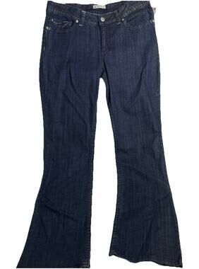 Lee Horizon Women’s Dark Wash Slender Secret Barely Bootcut Denim Jeans 16M NWT